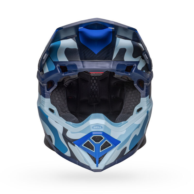 Bell Moto-10 Spherical Ferrandis Mechant Matte & Gloss Dark Blue/Light Blue Helmet [Size: LG] [INTERNAL]