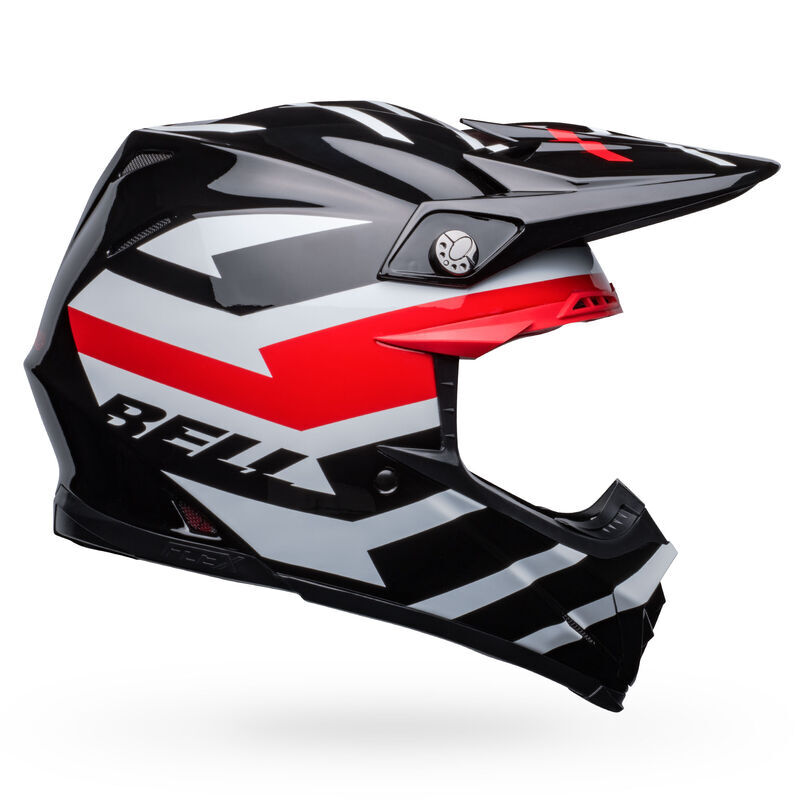 Bell Moto-9S Flex Banshee Gloss Black/Red Helmet