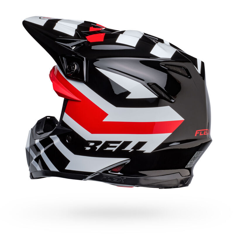 Bell Moto-9S Flex Banshee Gloss Black/Red Helmet