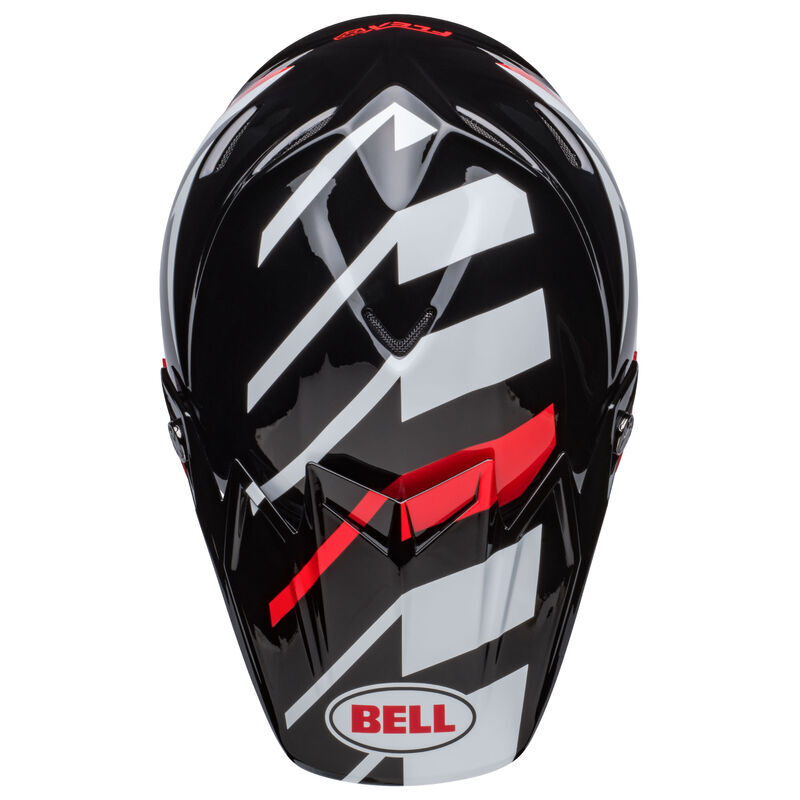 Bell Moto-9S Flex Banshee Gloss Black/Red Helmet