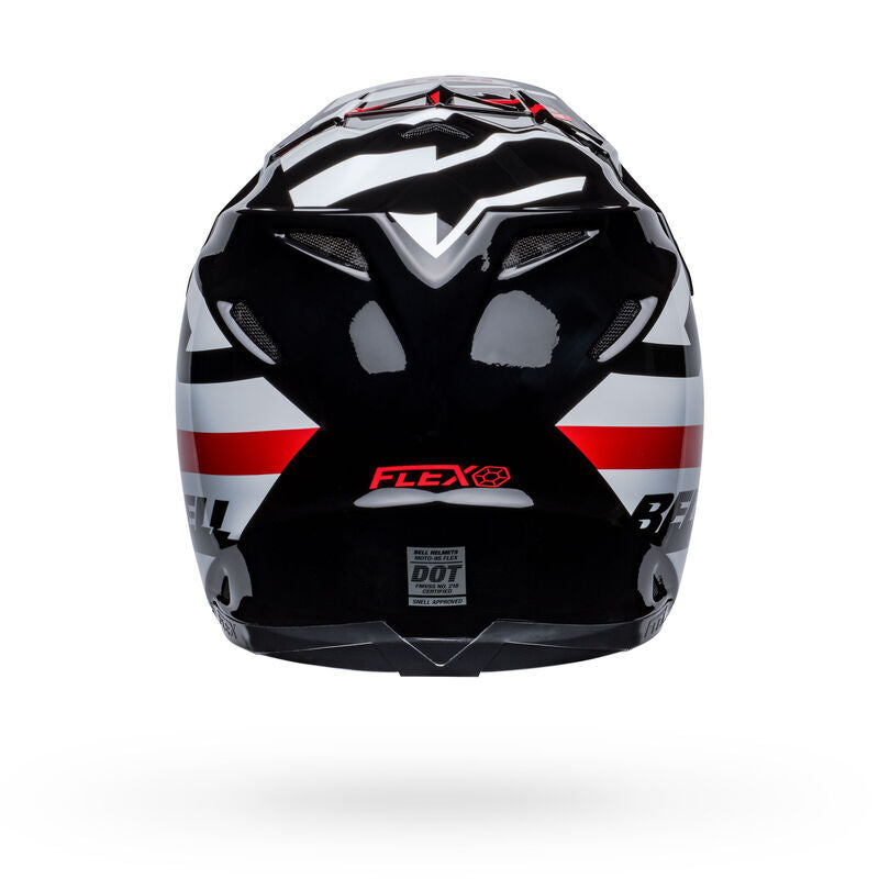 Bell Moto-9S Flex Banshee Gloss Black/Red Helmet