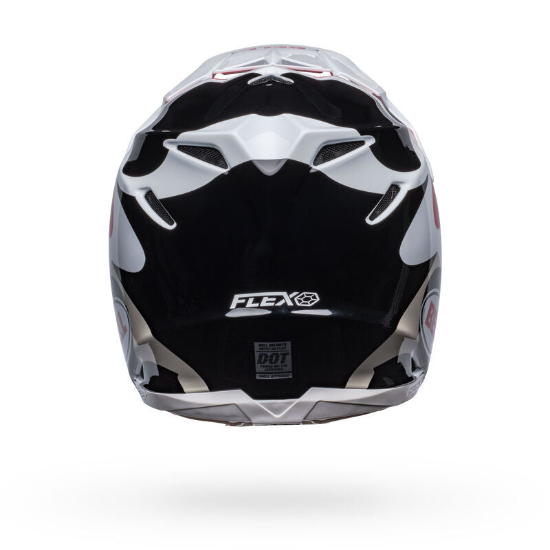 Bell Moto-9S Flex Hello Cousteau Reef Matte White/Red Helmet