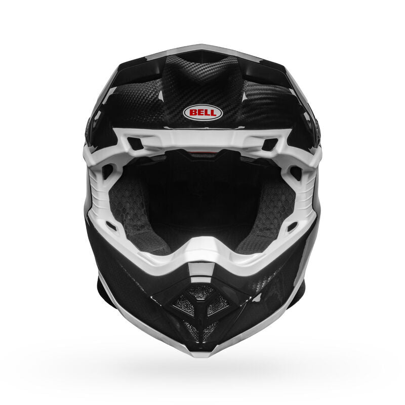 Bell Moto-10 Spherical Gloss Black/White Helmet