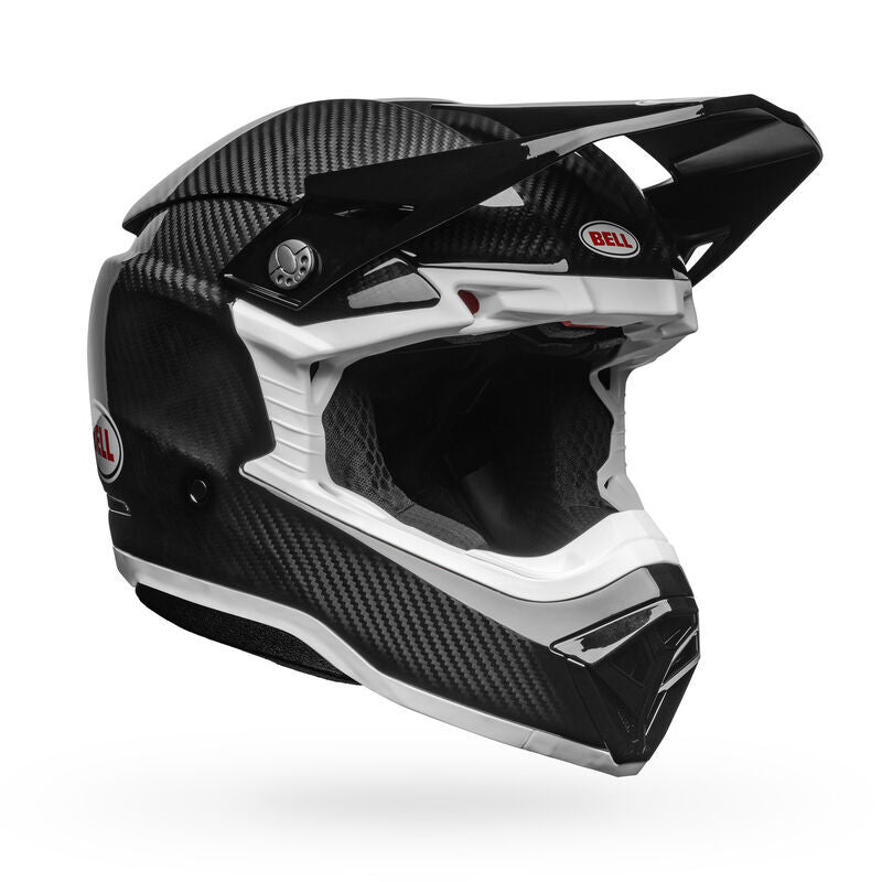 Bell Moto-10 Spherical Gloss Black/White Helmet