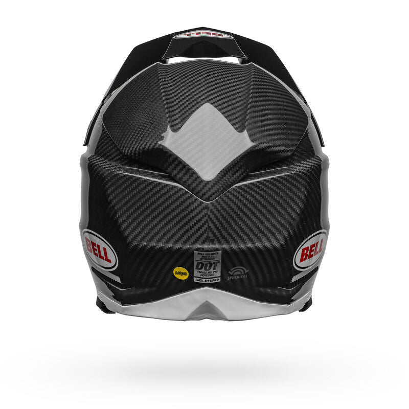 Bell Moto-10 Spherical Gloss Black/White Helmet