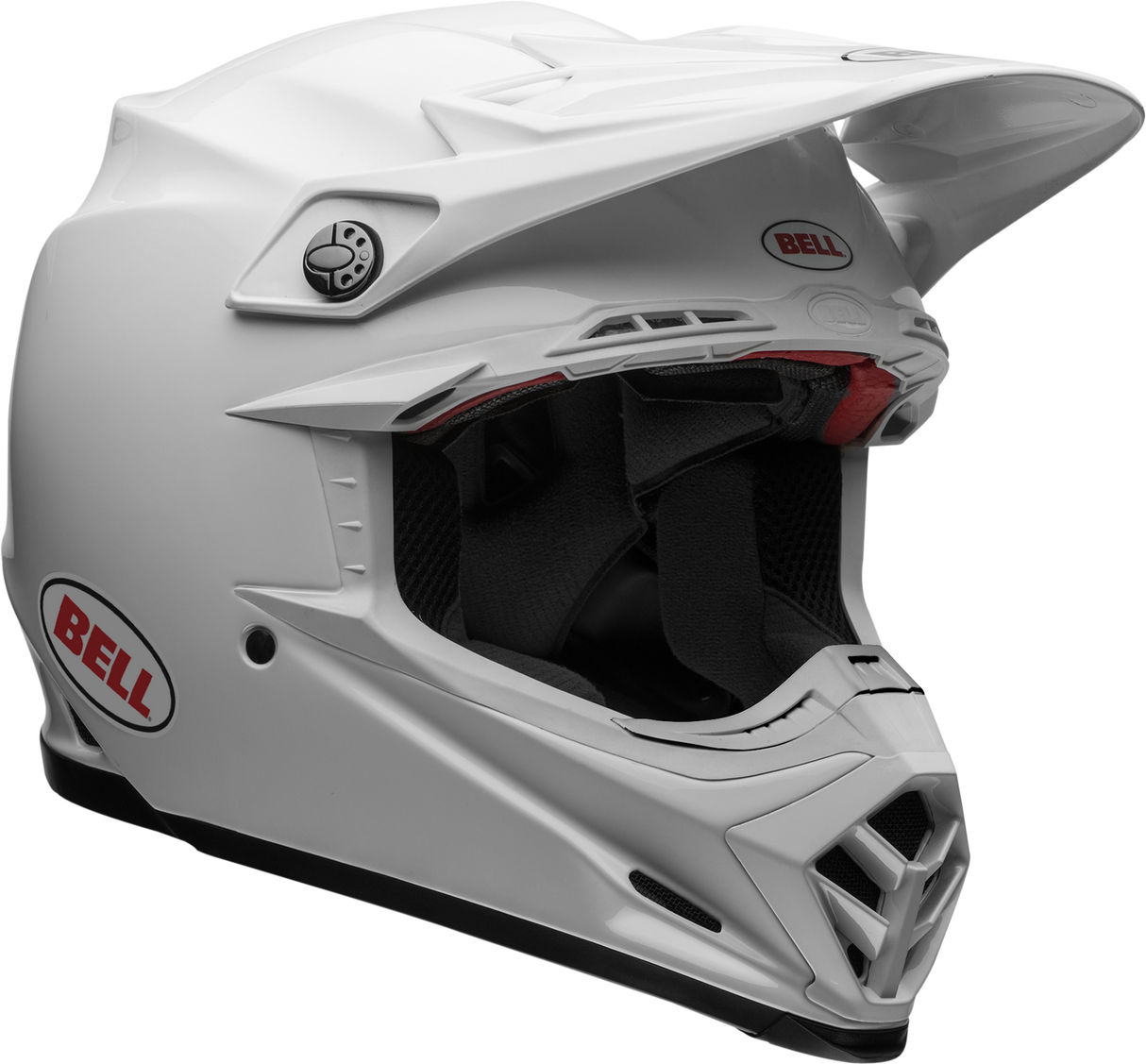 Bell Moto-9S Flex Gloss White Helmet - EasyR