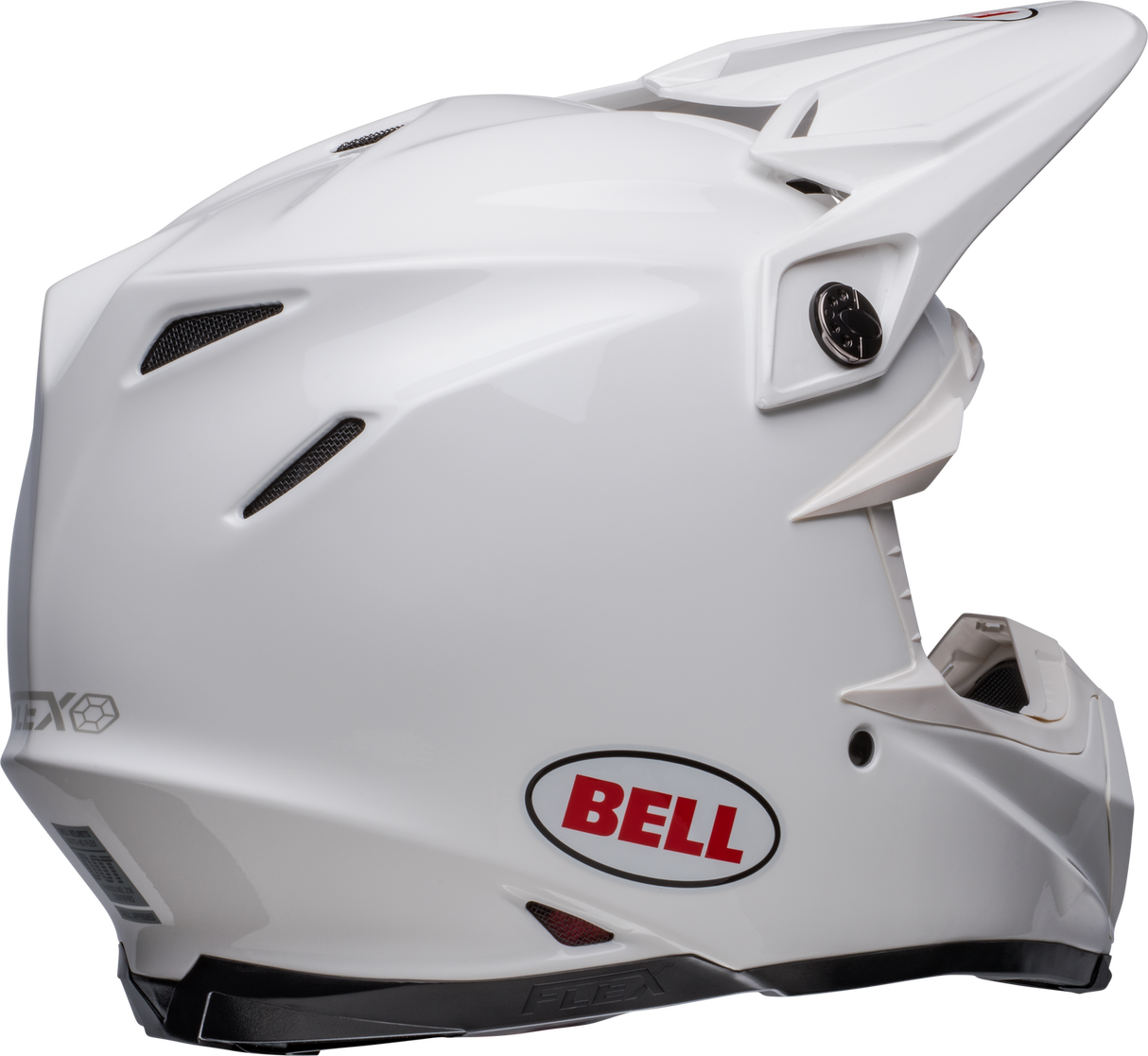 Bell Moto-9S Flex Gloss White Helmet - EasyR