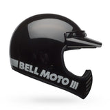 Bell Moto-3 Classic Gloss Black Helmet - EasyR