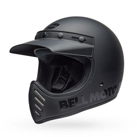 Bell Moto-3 Classic Matte & Gloss Black Helmet - EasyR