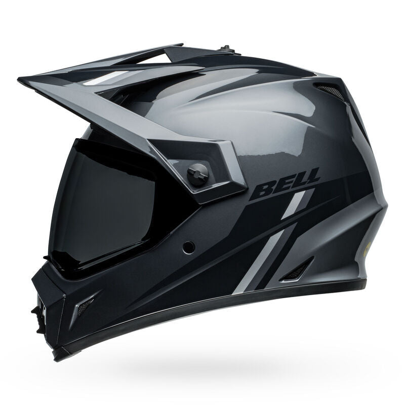 Bell MX-9 Adventure MIPS Alpine Gloss Charcoal/Silver Helmet - EasyR