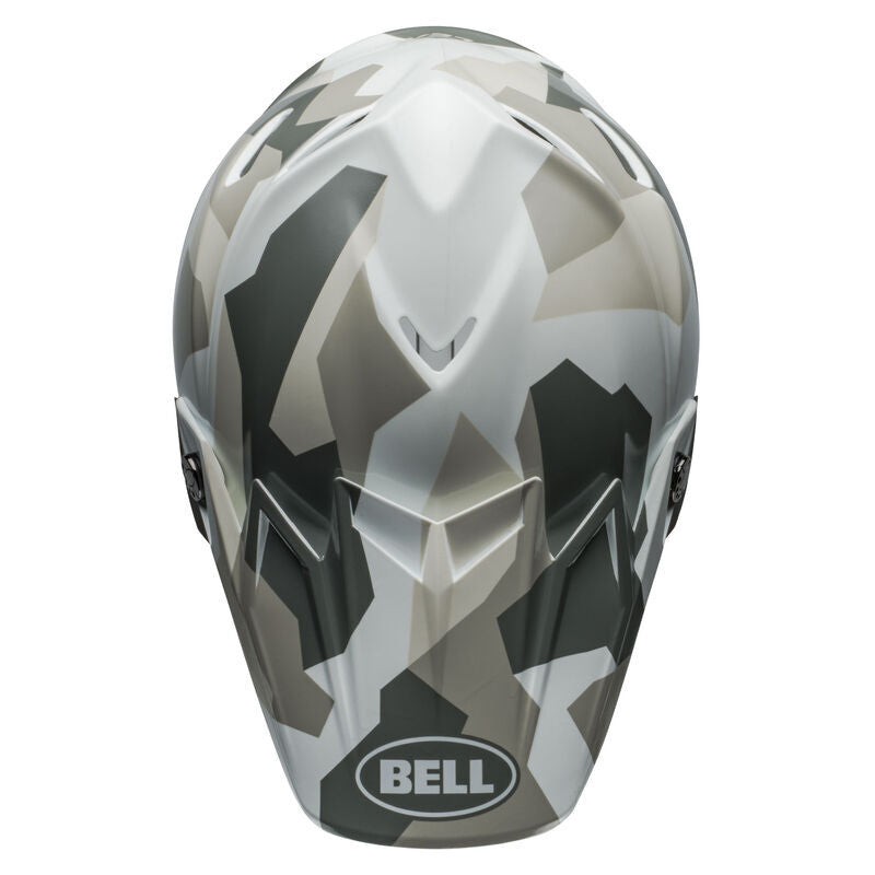 Bell Moto-9S Flex Rover Gloss Camo White Helmet