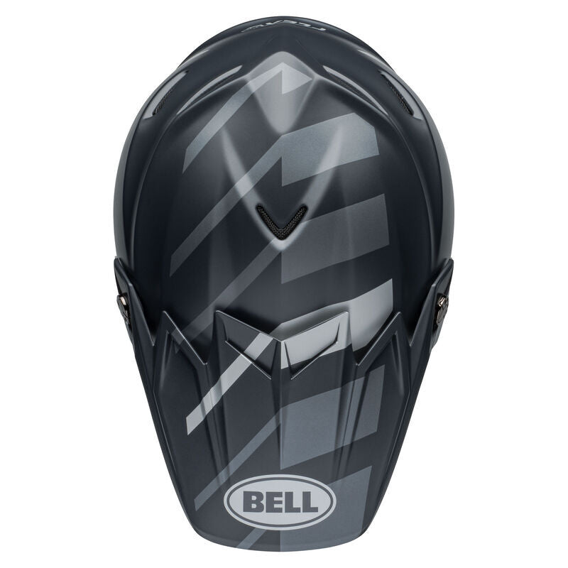 Bell Moto-9S Flex Banshee Satin Black/Silver Helmet