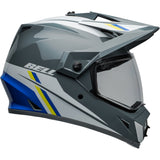 Bell MX-9 Adventure MIPS Alpine Gloss Grey/Blue Helmet