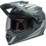 Bell MX-9 Adventure MIPS Alpine Gloss Grey/Blue Helmet