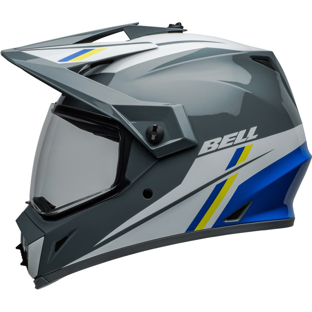 Bell MX-9 Adventure MIPS Alpine Gloss Grey/Blue Helmet