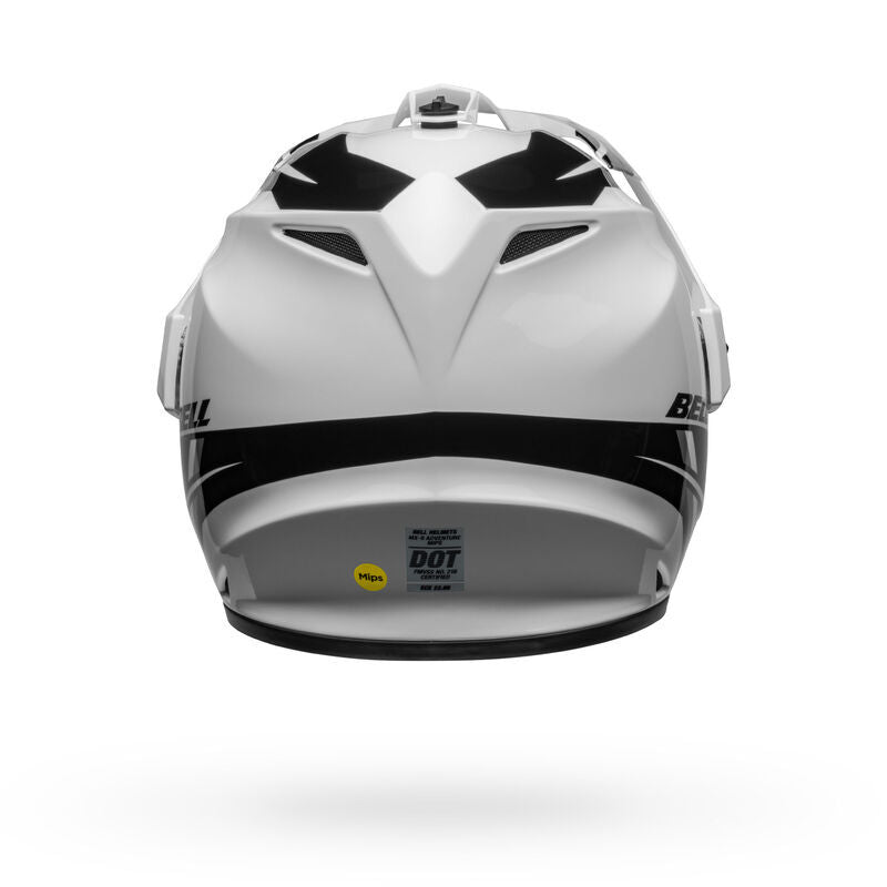 Bell MX-9 Adventure MIPS Alpine Gloss White/Black Helmet - EasyR