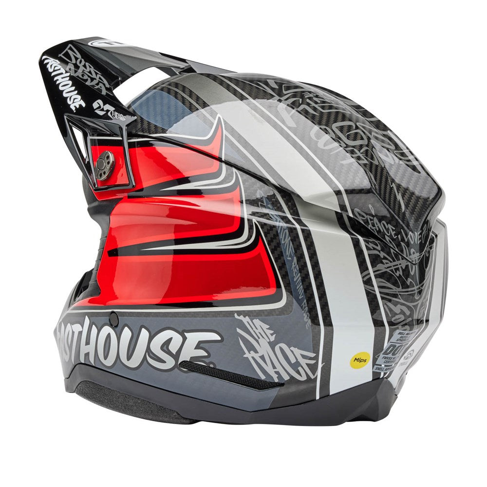 Bell Moto-10 Spherical Fasthouse Day In The Dirt 25 Limited Edition Grey/Red Helmet