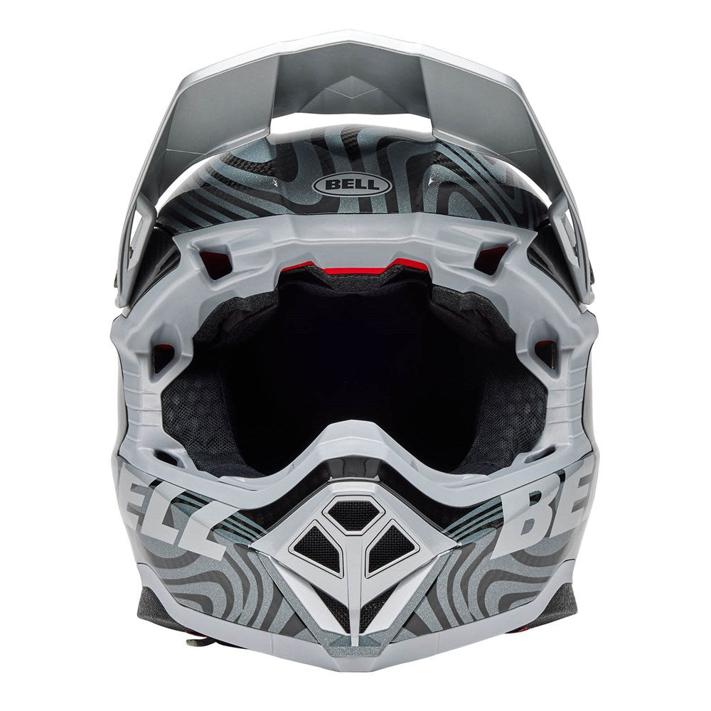 Bell Moto-10 Spherical Cortex Gloss Silver/Grey Helmet