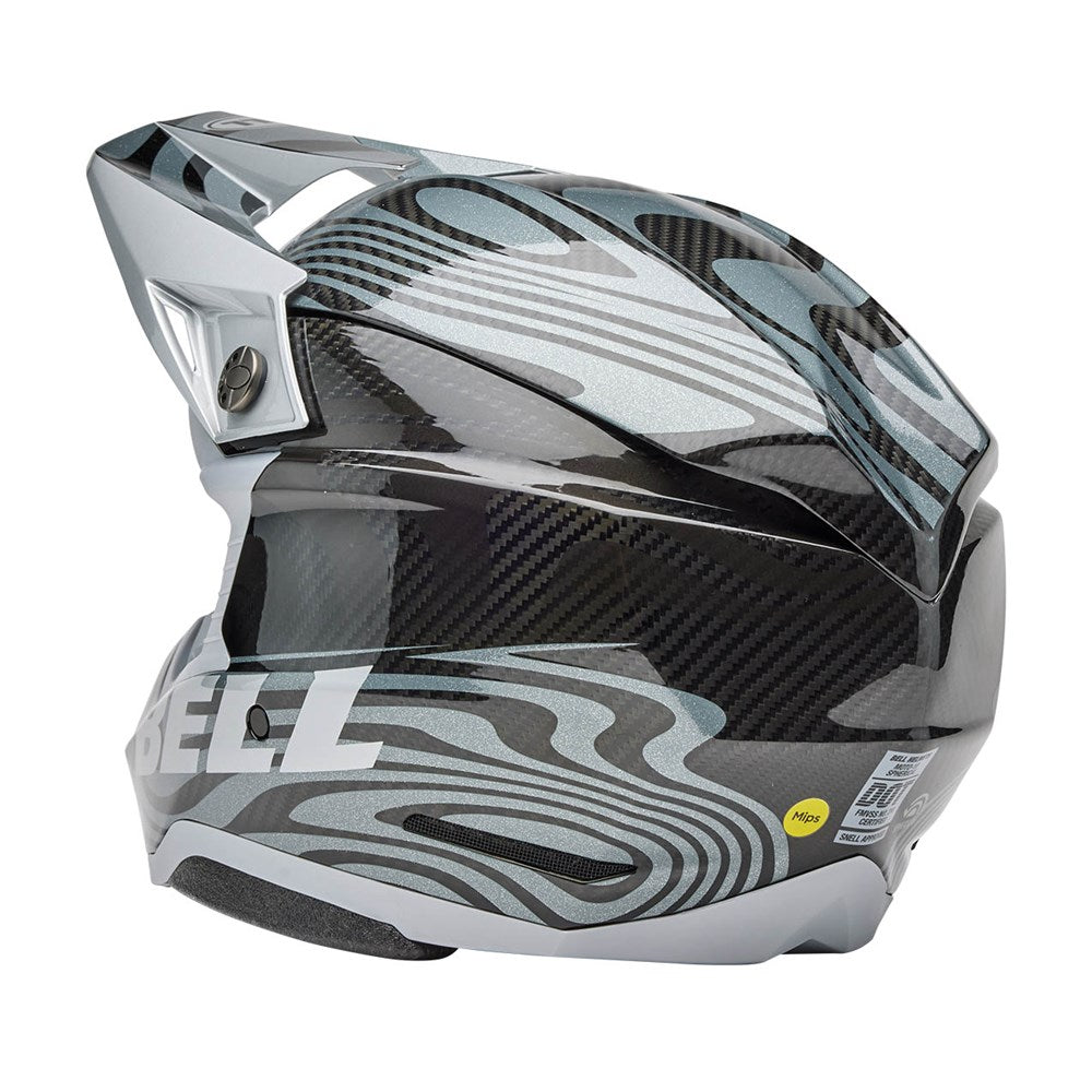 Bell Moto-10 Spherical Cortex Gloss Silver/Grey Helmet