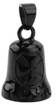 Twin Power Guardian Bell Black w/Black Maltese Cross