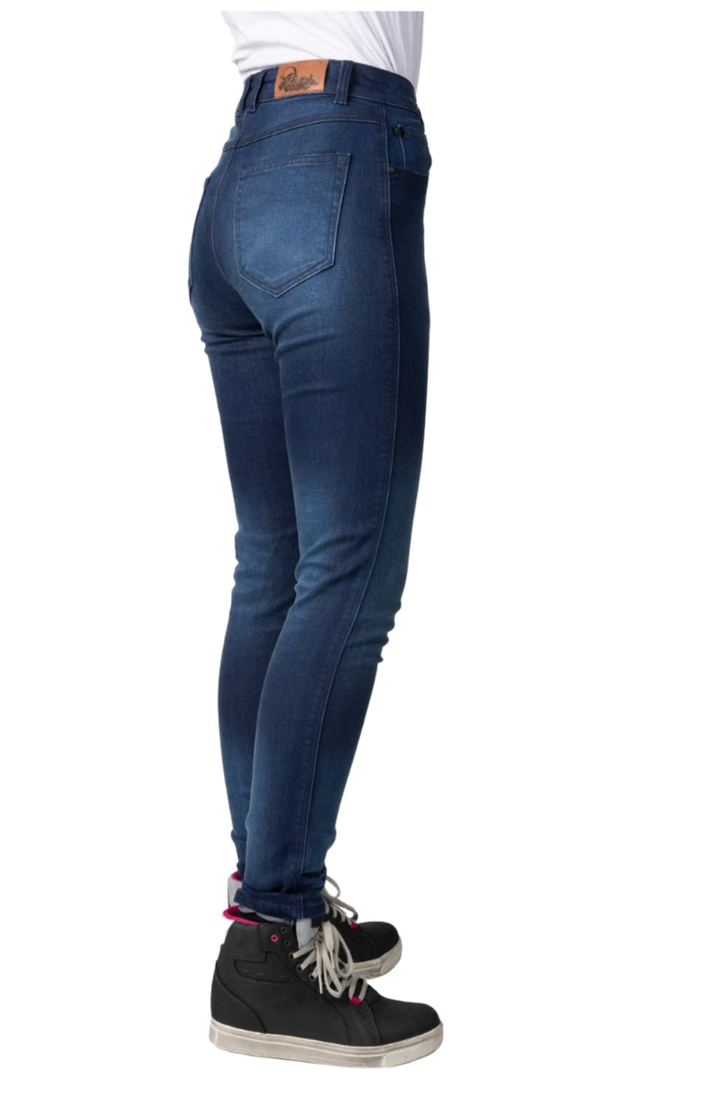 Bull-It Tactical Icon II Blue Slim Womens Short Jeans