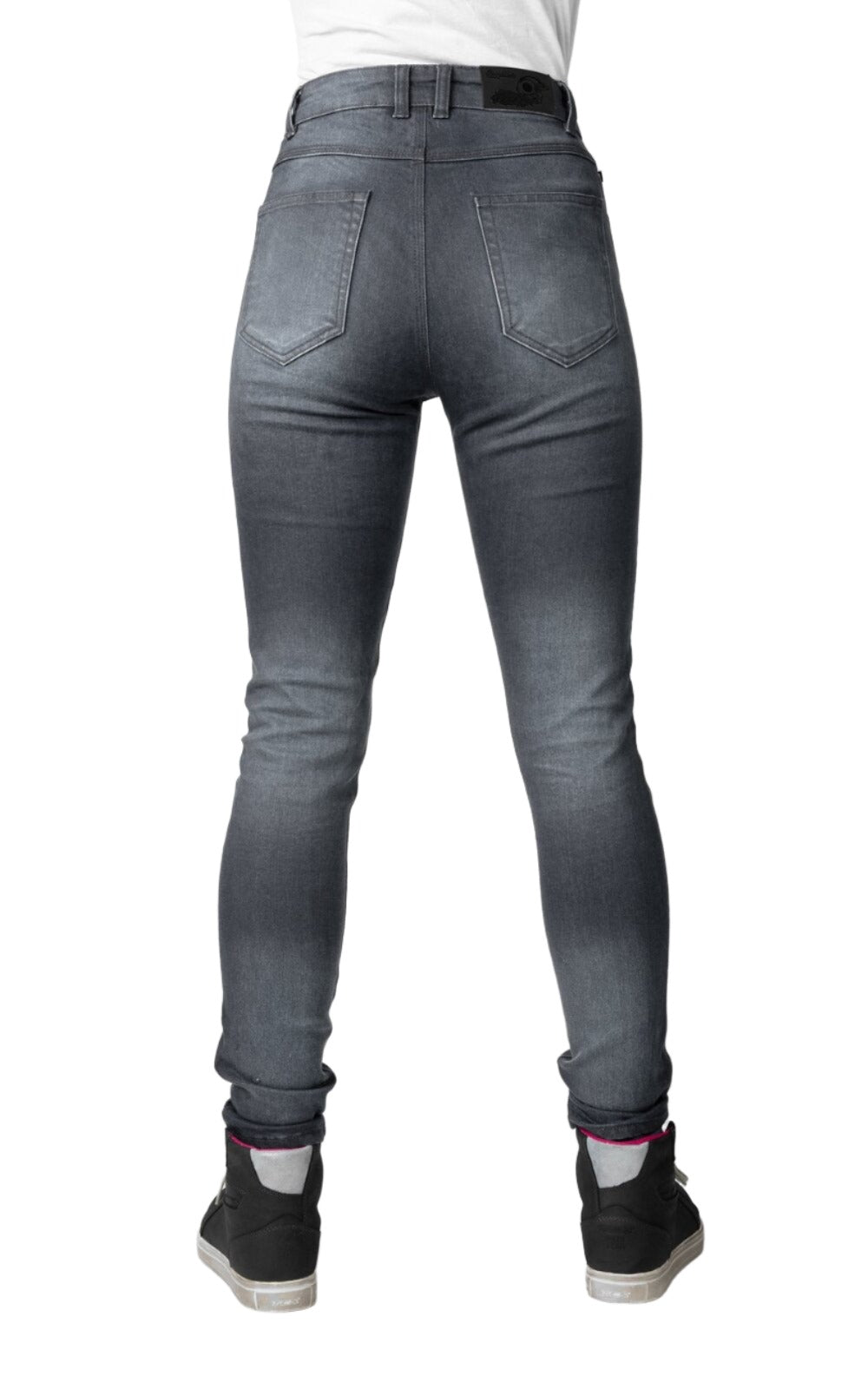 Bull-It Tactical Elara Grey Slim Womens Regular Jeans [16] [INTERNAL]