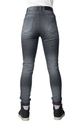 Bull-It Tactical Elara Grey Slim Womens Regular Jeans [16] [INTERNAL]