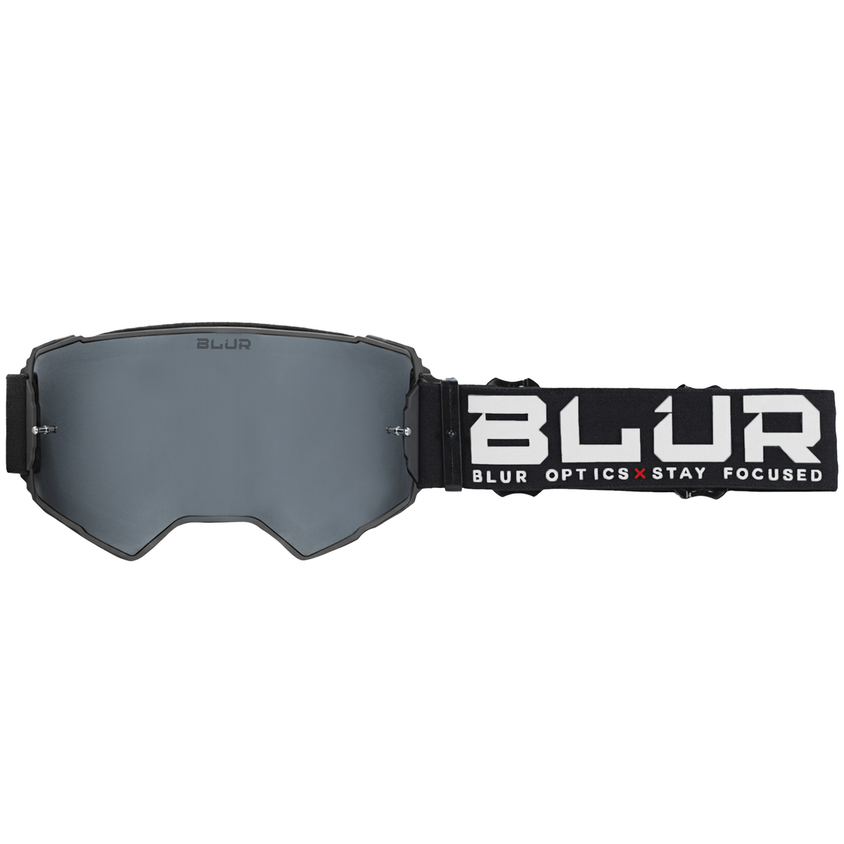 Blur B-60 Goggles Stealth Matte Black w/Silver Lens