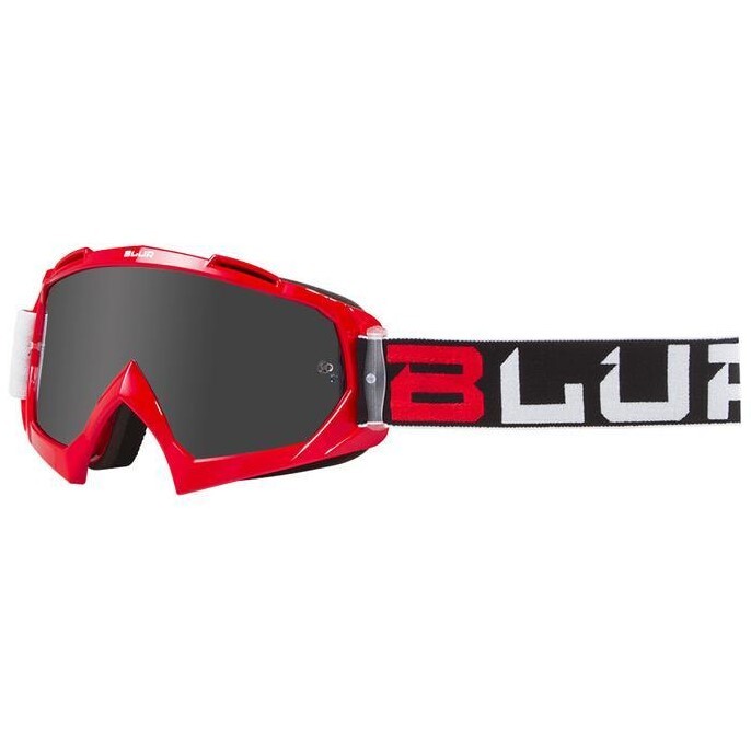 Blur B-10 Goggle Two Face Red/Black/White w/Silver Lens