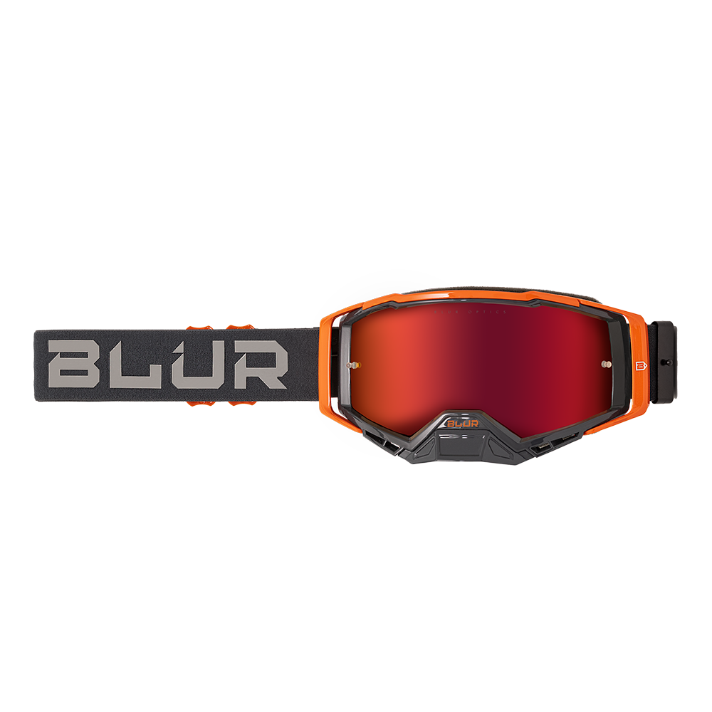 Blur B-40 Goggle Grey/Orange w/Orange Lens