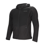 DriRider Blvd II Air Soft Shell Black Textile Hoodie Jacket