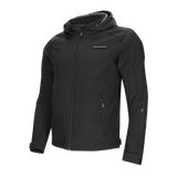 DriRider Blvd II WP Soft Shell Black Textile Hoodie Jacket