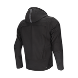 DriRider Blvd II WP Soft Shell Black Textile Hoodie Jacket