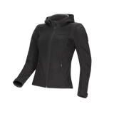 DriRider Blvd II Air Soft Shell Black Womens Textile Hoodie Jacket