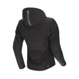 DriRider Blvd II WP Soft Shell Black Womens Textile Hoodie Jacket