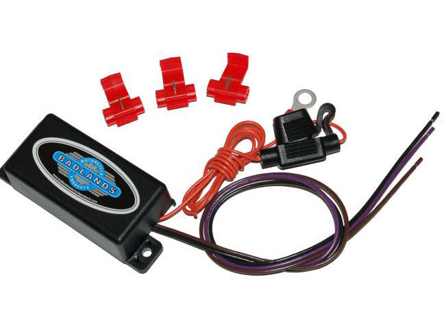 Badlands Motorcycle Products BMP-LE-CB Hard Wired CanBus Load Equalizer for Front Turn Signals on Softail 11-17/Dyna 12-17 all H-D 14-Up