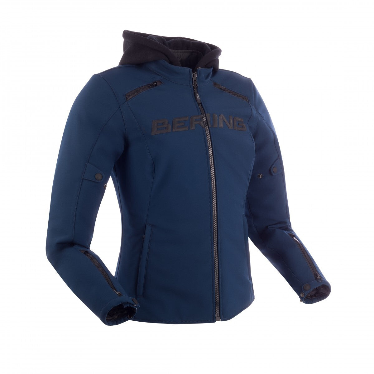 Bering Lady Elite Marine Textile Womens Hoodie Jacket