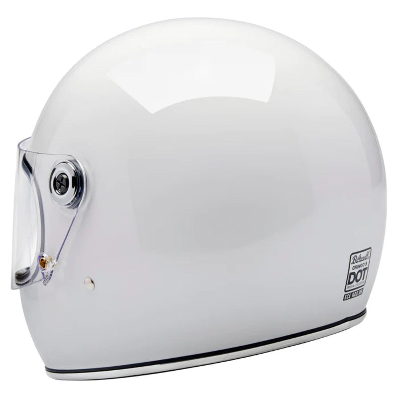 Biltwell Gringo S Gloss White Helmet