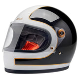 Biltwell Gringo S Gloss White/Black Tracker Helmet