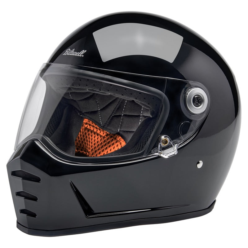 Biltwell Lane Splitter Gloss Black Helmet