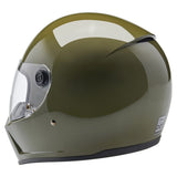 Biltwell Lane Splitter Gloss Olive Green Helmet