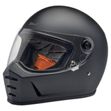 Biltwell Lane Splitter Flat Black Helmet