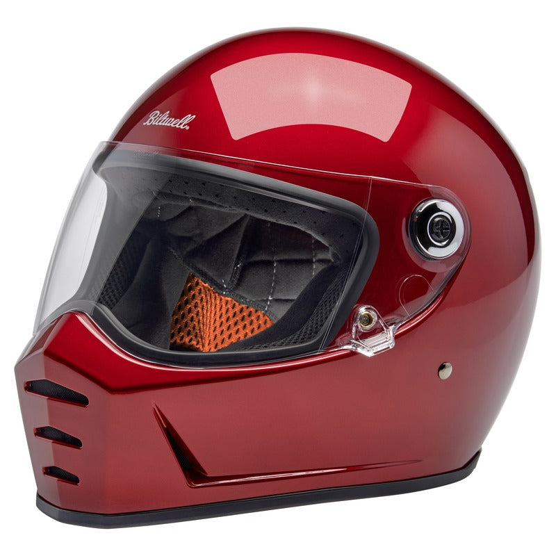 Biltwell Lane Splitter Metallic Cherry Red Helmet