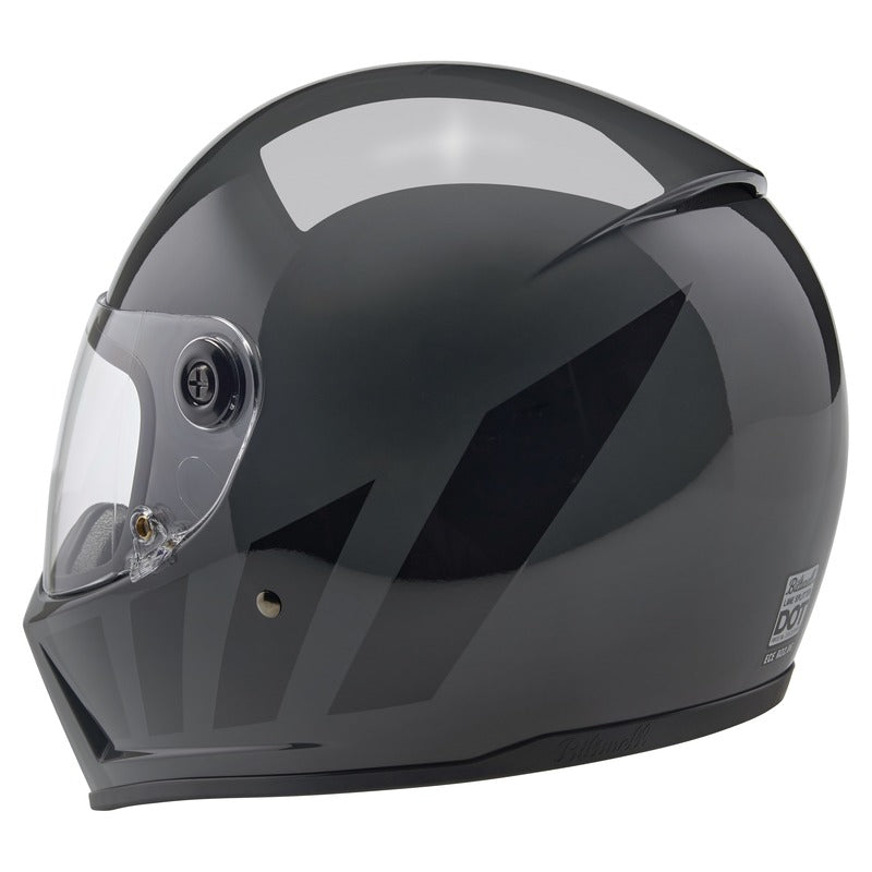 Biltwell Lane Splitter Gloss Storm Grey Inertia Helmet