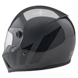 Biltwell Lane Splitter Gloss Storm Grey Inertia Helmet