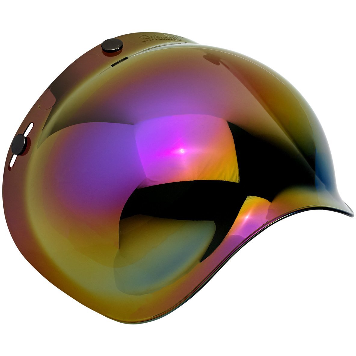 Biltwell Inc. Gringo Anti-Fog Bubble Visor Rainbow Mirror