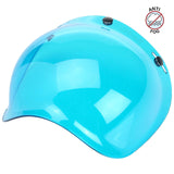 Biltwell Inc. Gringo Anti-Fog Bubble Visor Blue