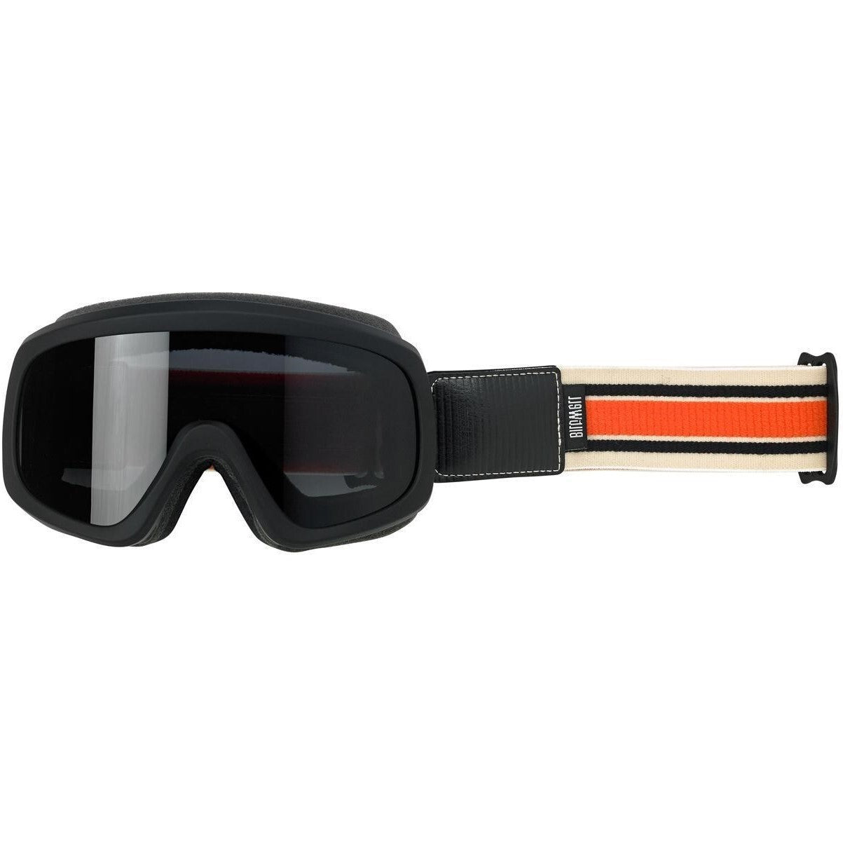 Biltwell Inc. Overland 2.0 Racer Goggles Satin Black/Cream/Orange