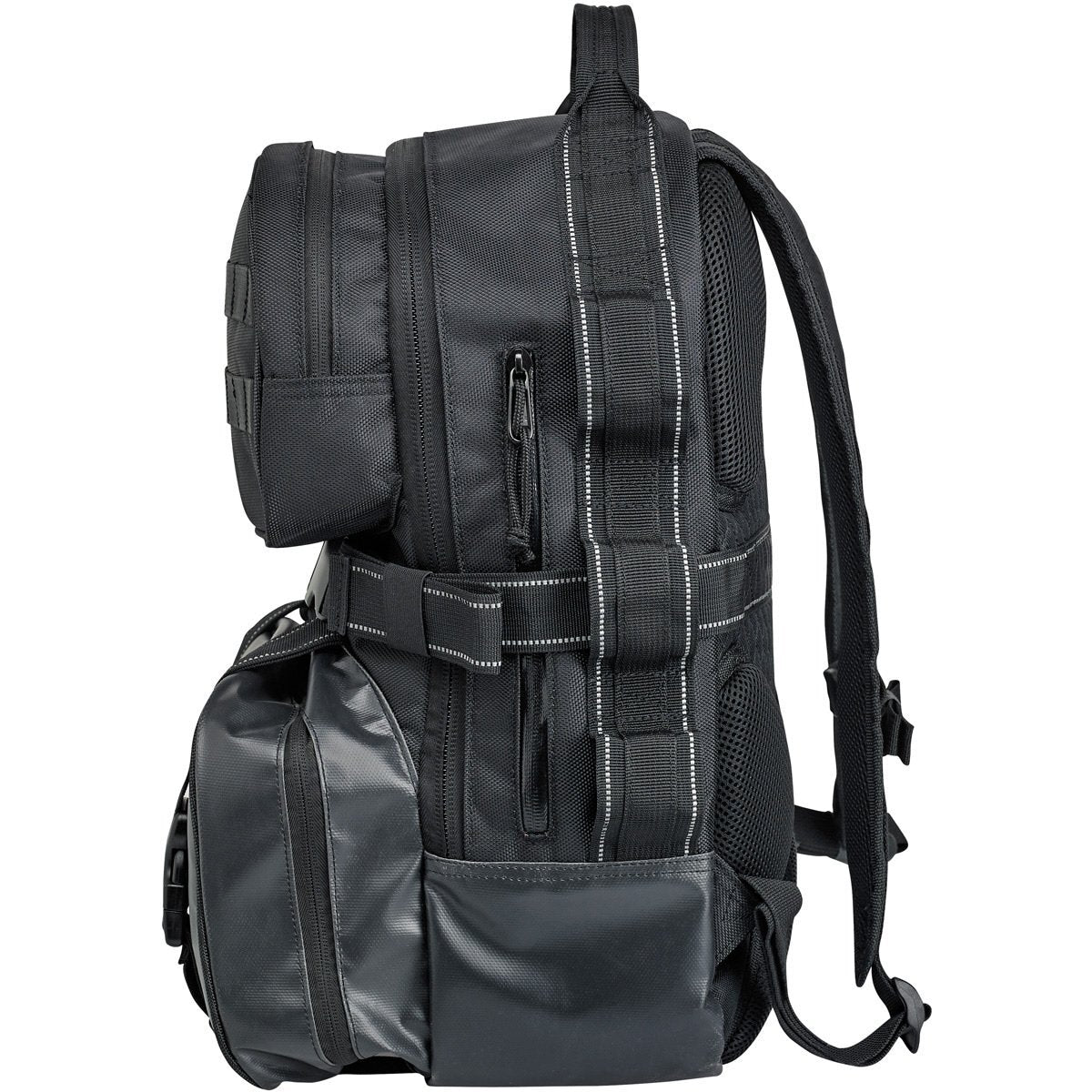 Biltwell Inc. EXFIL-48 Black Backpack (18.0" Tall x 11.5" Wide x 10.0" Deep)