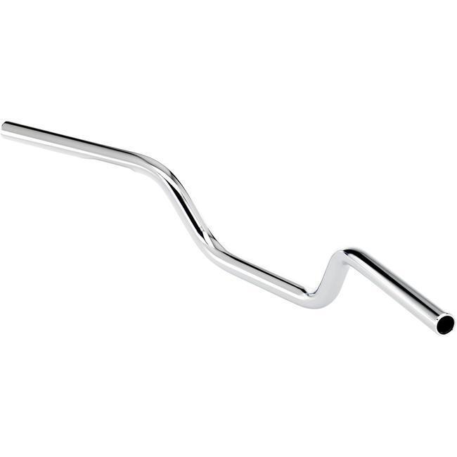 Biltwell Inc. Tracker High 7/8" Non-Dimpled Handlebars Chrome